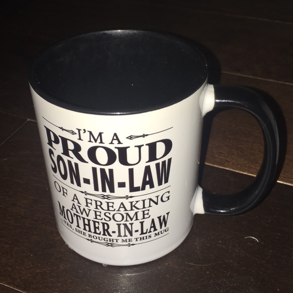 Proud son in law mug - Picture 3 of 3